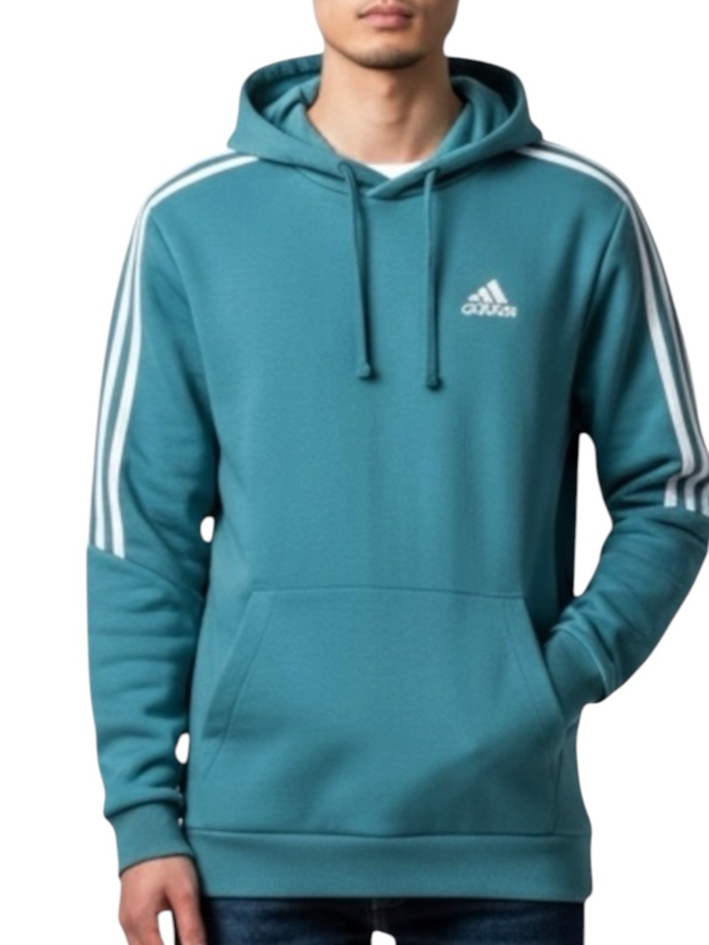 ADIDAS Teal Blue Hoodie Size Medium — NEW WITH TAG!!!!